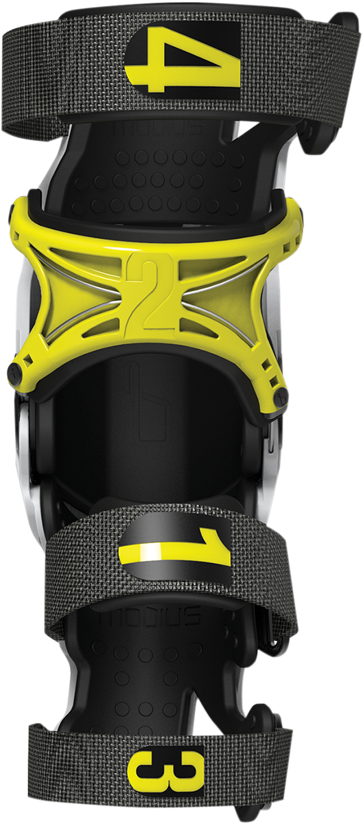 X8 Knee Braces - White/Yellow - Small - Lutzka's Garage