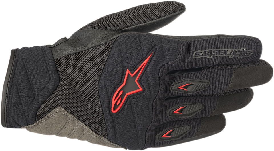 Shore Gloves - Black/Red - Small - Lutzka's Garage