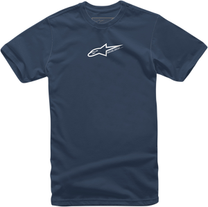 Race Mod T-Shirt - Navy/White - Medium - Lutzka's Garage