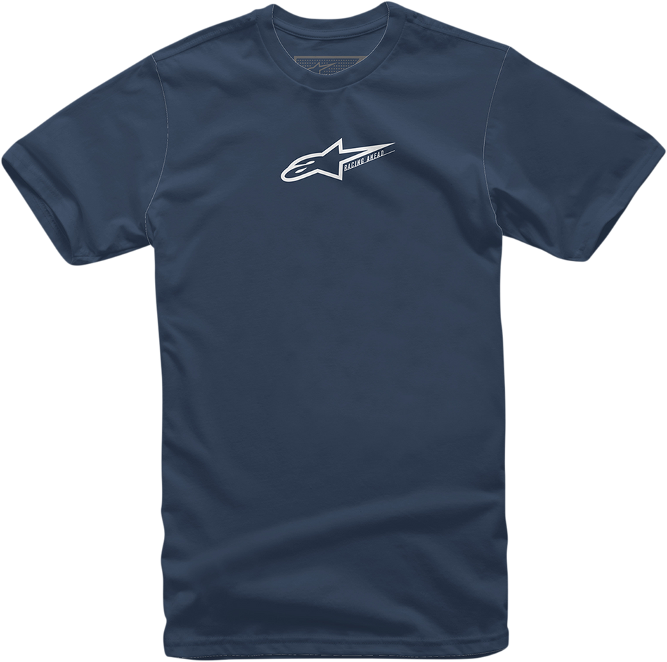 Race Mod T-Shirt - Navy/White - Medium - Lutzka's Garage