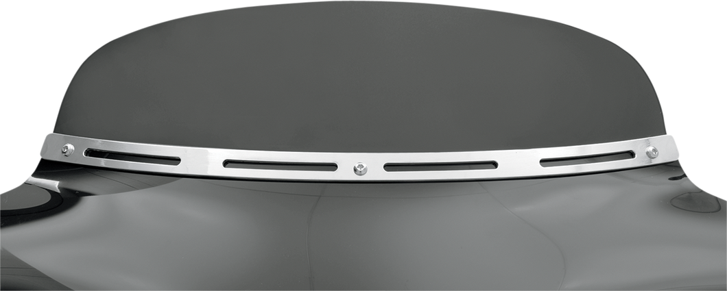 Fairing Windshield Trim - Stainless Steel - Polished - Lutzka's Garage