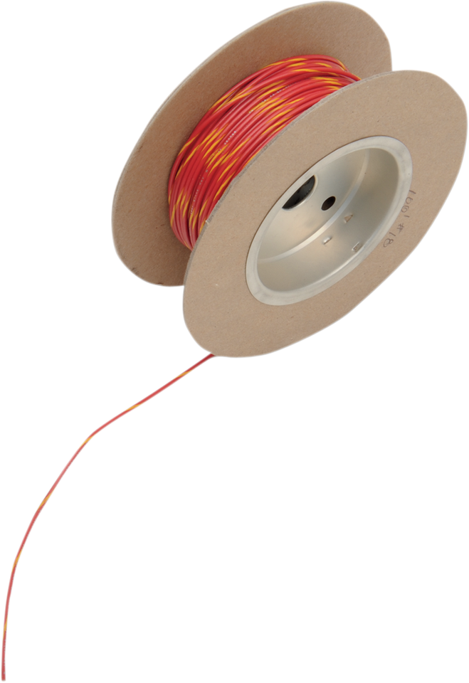 100 Wire Spool - 18 Gauge - Red/Yellow - Lutzka's Garage