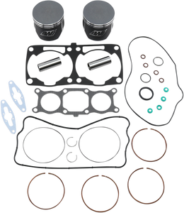 Piston Kit with Gaskets - 85.00 mm - Polaris Engine Type - Polaris