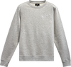 Womens Ageless Crew Fleece - Heather Gray/White - Medium - Lutzka's Garage