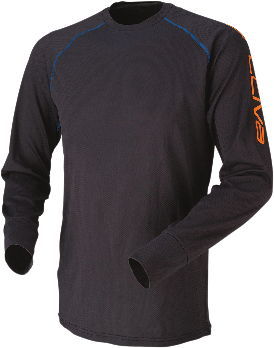 Evaporator Long Sleeve Jersey - Black - Small - Lutzka's Garage