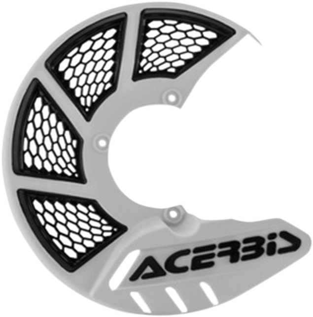 X-Brake Disc Cover - White/Black - Lutzka's Garage