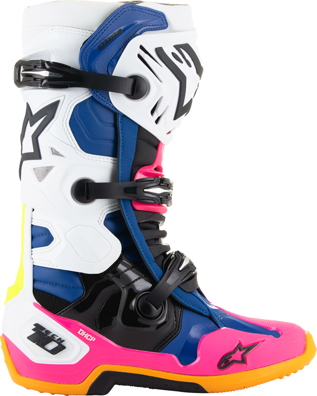 Daytona Coast Limited Edition Tech 10 Boots - White/Blue/Pink - US 8 - Lutzka's Garage