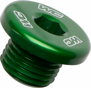 Radiator Drain Plug - Green - Honda/Kawasaki - Lutzka's Garage