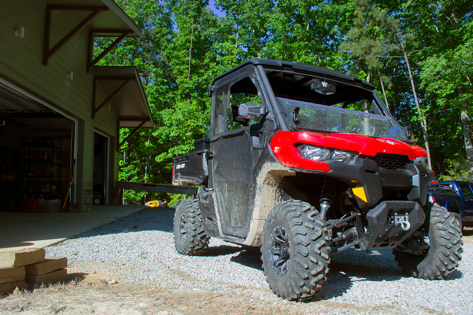 Folding Windshield - Polycarbonate - Ranger