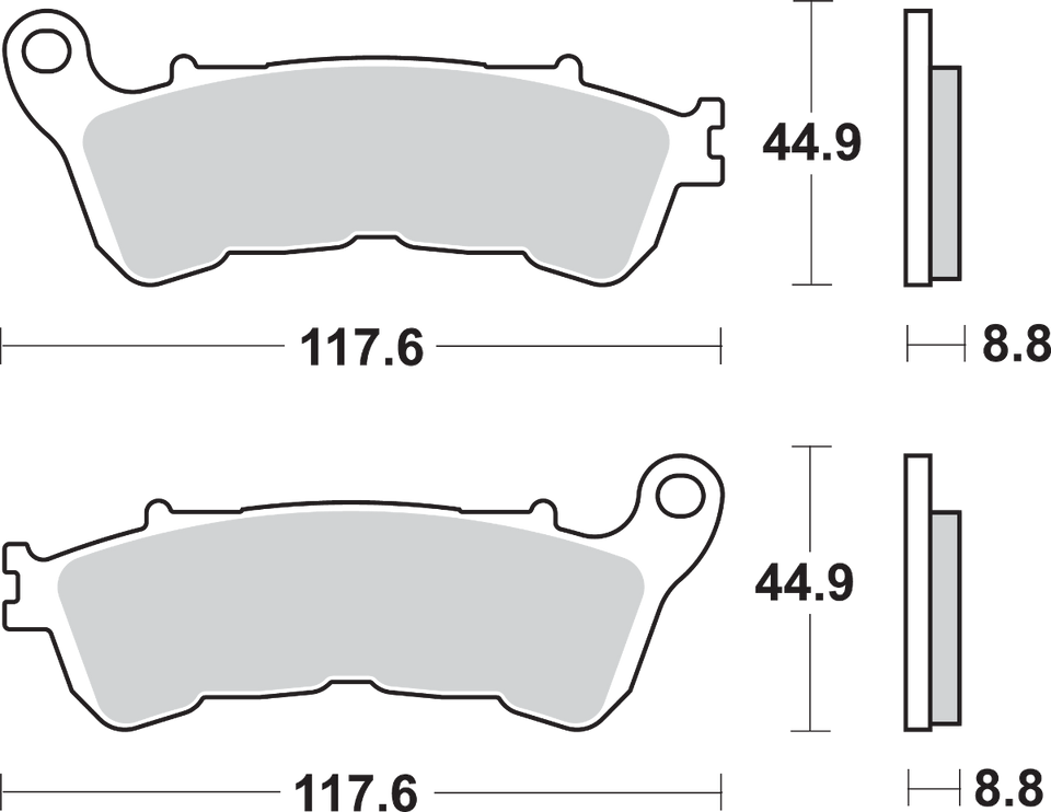 HS Brake Pads - Honda - 828HS