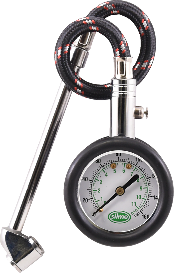 Tire Pressure Gauge - Dual Head/Dial - 10 psi -160 psi