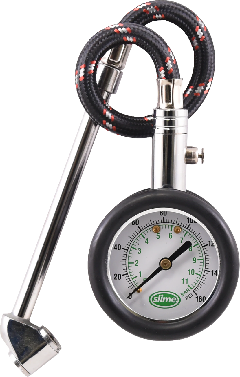 Tire Pressure Gauge - Dual Head/Dial - 10 psi -160 psi