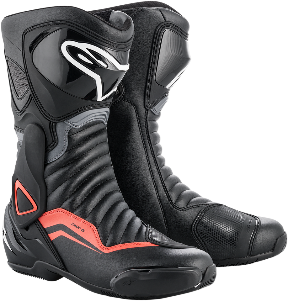 SMX-6 v2 Boots - Black/Gray/Red - US 9.5 / EU 44 - Lutzka's Garage