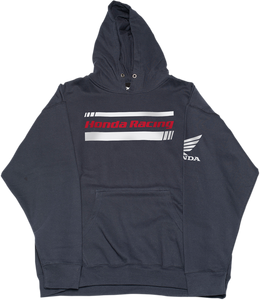 Youth Honda Racing Stripes Hoodie - Navy - Small - Lutzka's Garage