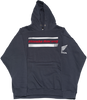 Youth Honda Racing Stripes Hoodie - Navy - Small - Lutzka's Garage