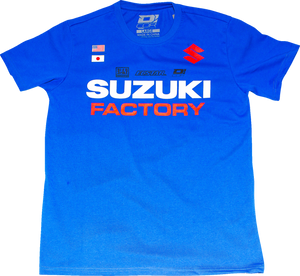 Suzuki Factory T-Shirt - Blue - Medium - Lutzka's Garage