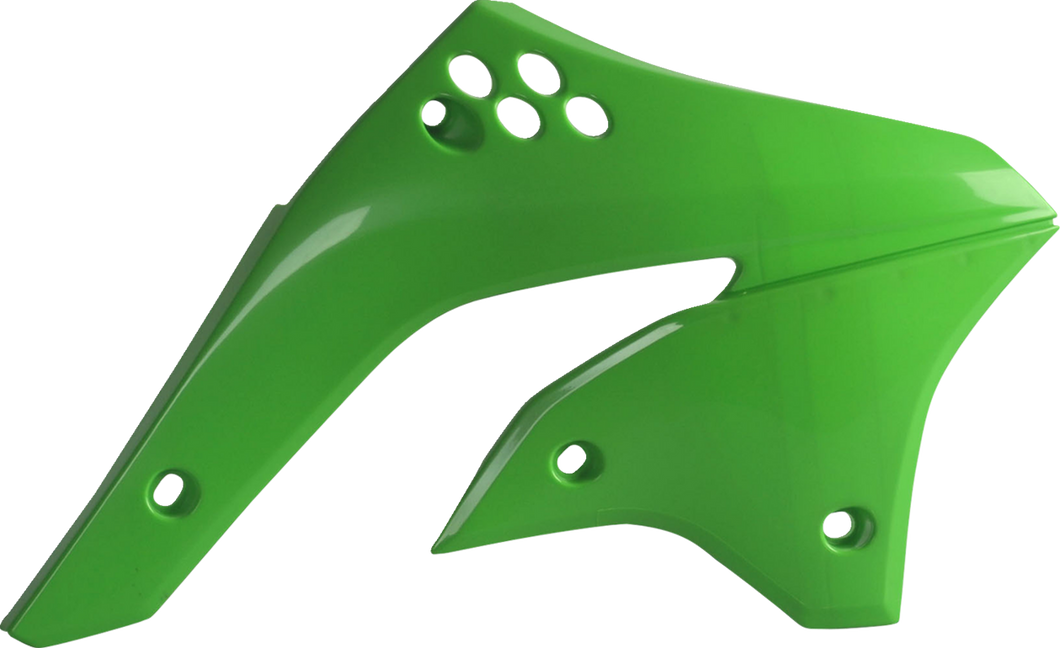 Radiator Cover - 08 OEM Green - KX 450F