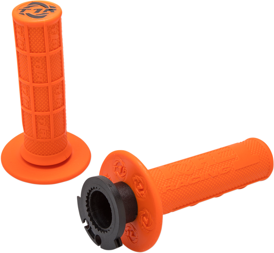 Grips - Defy - Lock-On - 4-Stroke - Orange - Lutzka's Garage