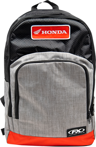 Honda Standard Backpack - Black/Gray/Red - Lutzka's Garage