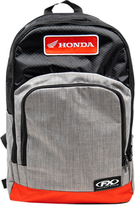 Honda Standard Backpack - Black/Gray/Red - Lutzka's Garage