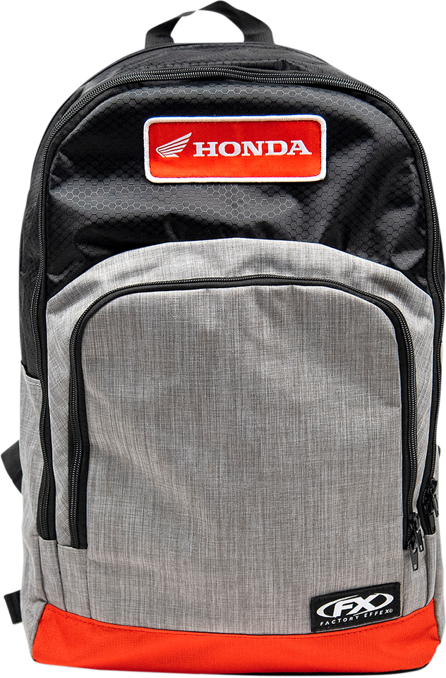 Honda Standard Backpack - Black/Gray/Red - Lutzka's Garage