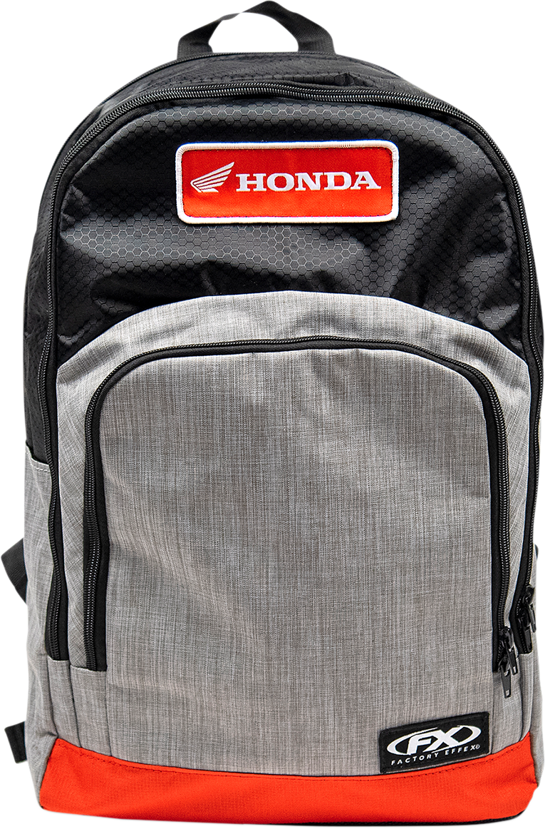 Honda Standard Backpack - Black/Gray/Red - Lutzka's Garage