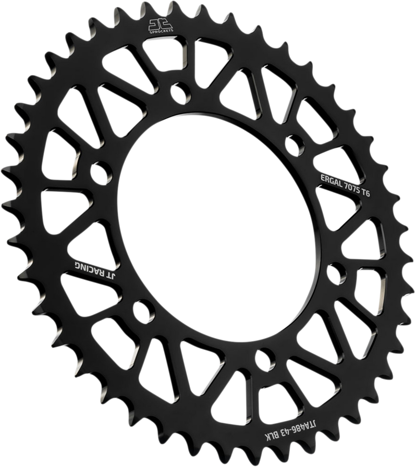 Rear Sprocket - Kawasaki/Yamaha - Black - 43-Tooth - Lutzka's Garage