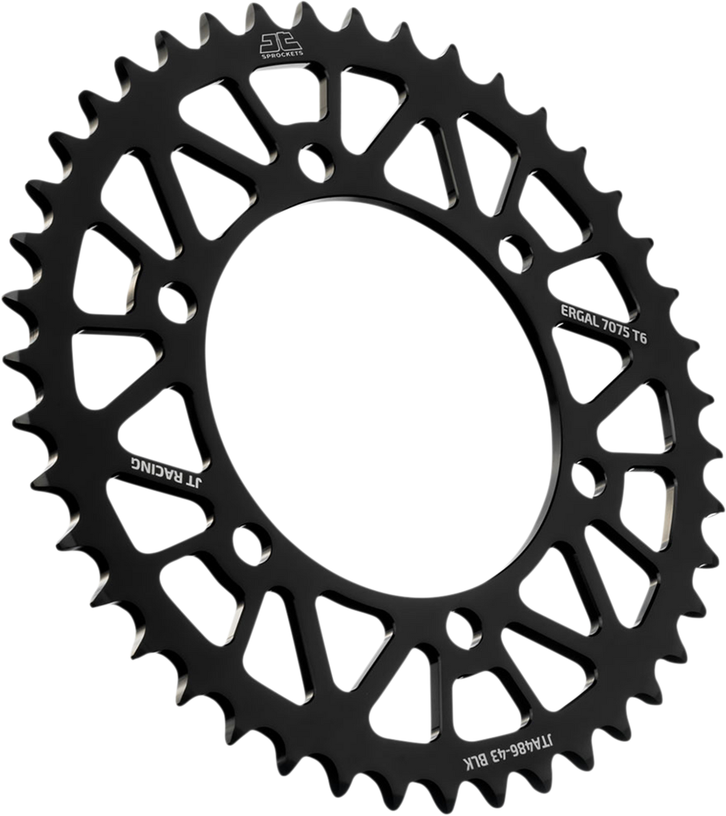 Rear Sprocket - Kawasaki/Yamaha - Black - 43-Tooth - Lutzka's Garage