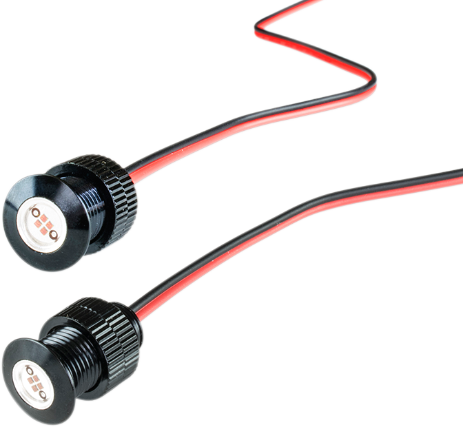 Super Bright Red LED - Black - Lutzka's Garage