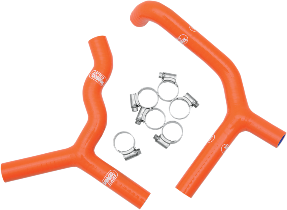 Race Fit Radiator Hose Kit - Orange - KTM - Lutzka's Garage