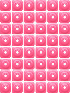 Support Plates - Pink - Square - 48 Pack - Lutzka's Garage