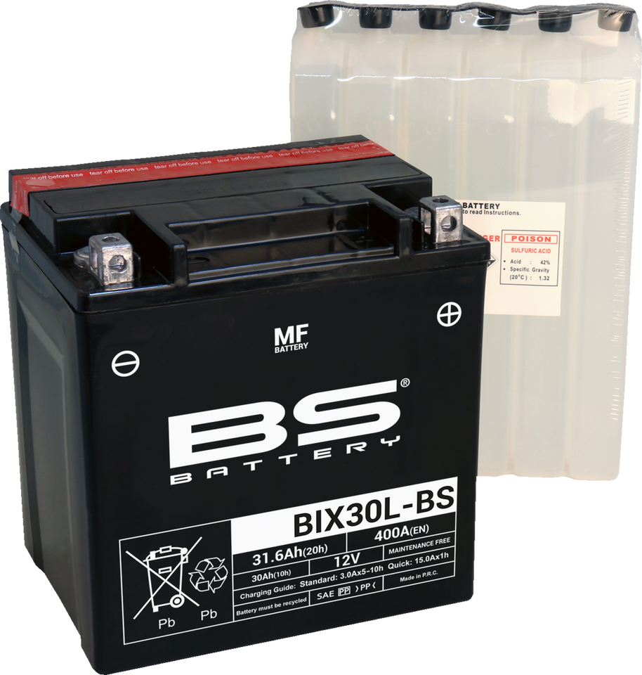 Battery - BIX30L-BS (YIX)