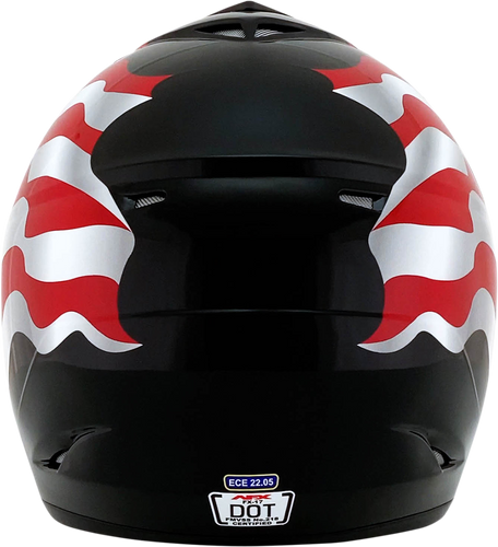 FX-17 Helmet - Flag - Black - Small - Lutzka's Garage