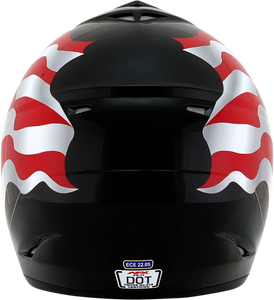 FX-17 Helmet - Flag - Black - Small - Lutzka's Garage