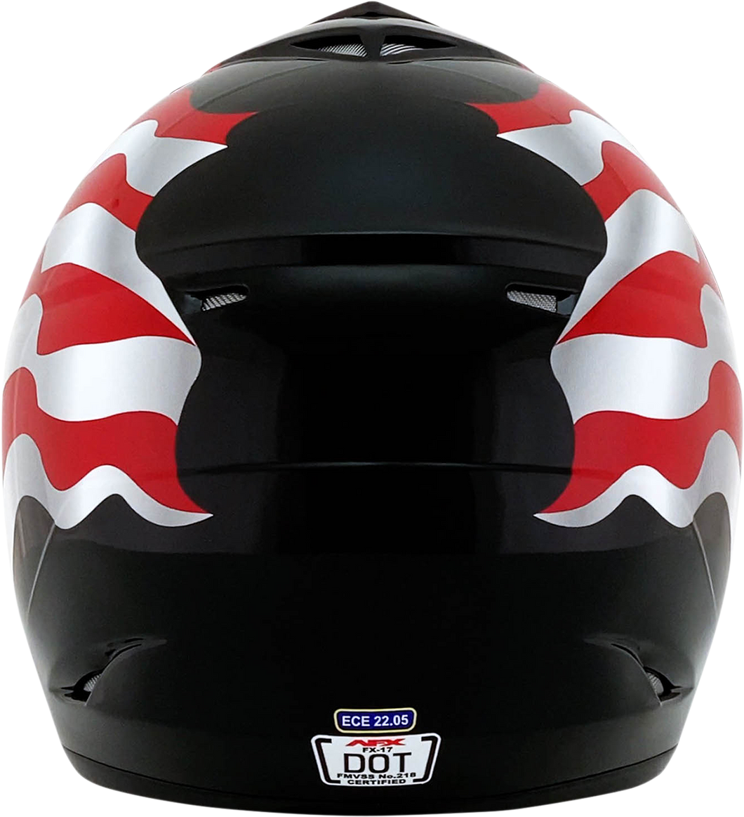 FX-17 Helmet - Flag - Black - Small - Lutzka's Garage