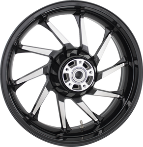 Wheel - Hurricane 3D - Rear - Single Disc/without ABS - Black - 18x5.5 - 09+ FL - Lutzka's Garage