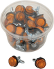 License Plate Reflectors - 40ct Tub - Amber - Lutzka's Garage