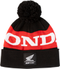 Honda Stripe Beanie - Black/Red - Lutzka's Garage