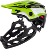 Child Maya Full Face Helmet - Race - Gloss Lime/White/Black - OS