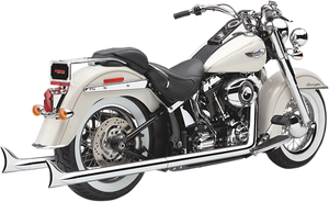 True Dual Exhaust - Fishtail - 97-06 Softail