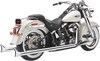 True Dual Exhaust - Fishtail - 97-06 Softail