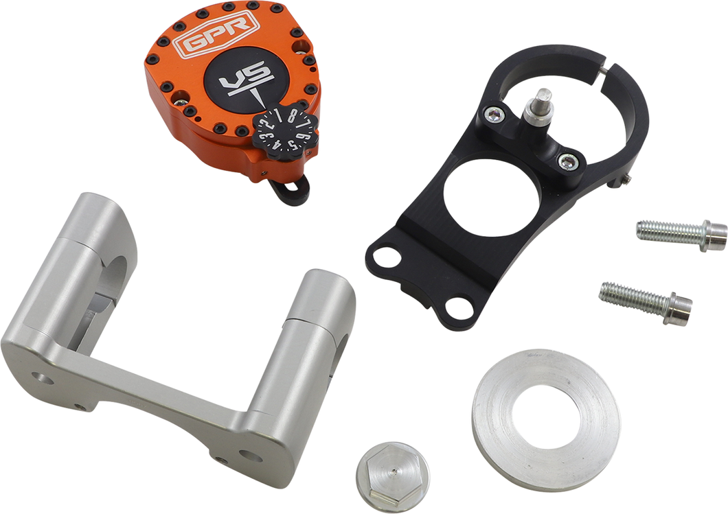 V5-S Steering Damper - Orange - KTM 690 - Lutzka's Garage