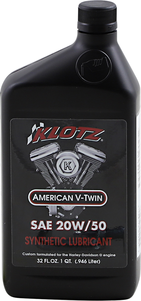 V-Twin Synthetic Engine Oil - 20W-50 - 1 U.S. quart