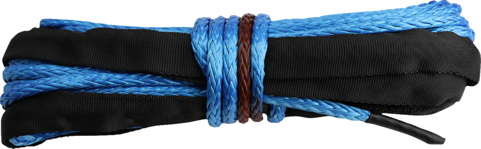 Winch Rope - Synthetic - Blue - 1/4" x 50 - Lutzka's Garage