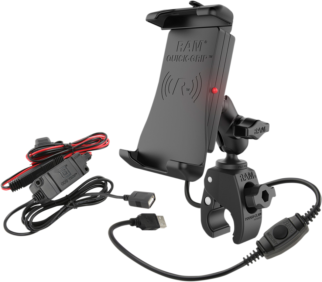 Device Holder - Quick-Grip™ - Charging - Wireless - Waterproof - Tough Claw™