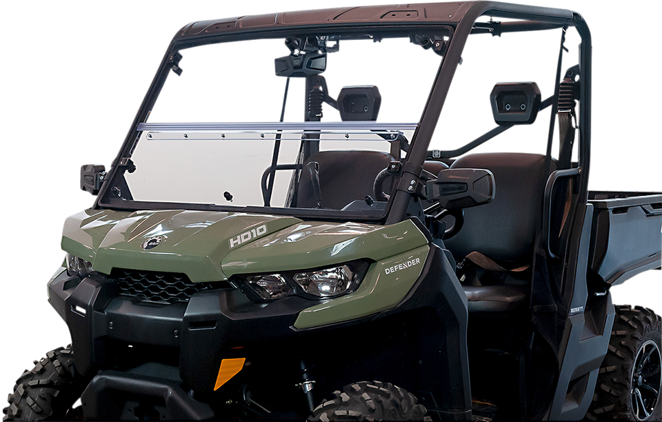 Folding Windshield - Polycarbonate - Defender