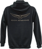 Goldwing Icon Zip-Up Hoodie - Black - Medium - Lutzka's Garage