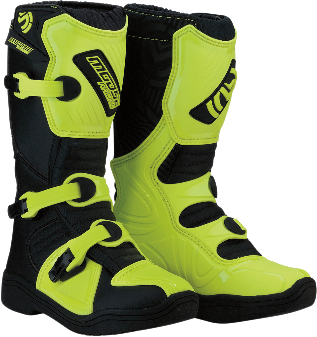 M1.3 Boots - Black/Hi-Viz Yellow - Size 1 - Lutzka's Garage