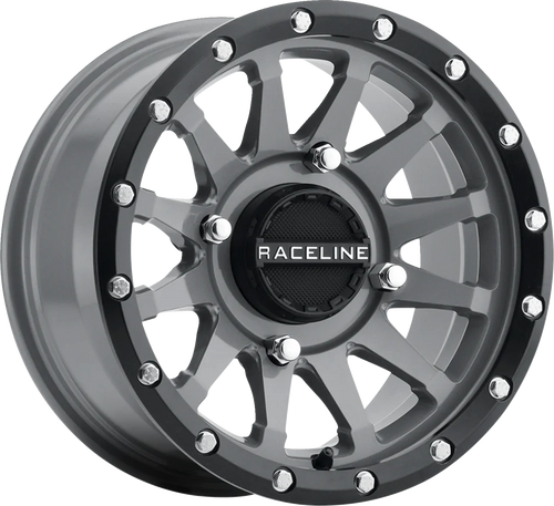 Wheel - Trophy - Simulated Beadlock - Front/Rear - Stealth Gray - 14x7 - 4/110 - 5+2 (+10 mm)