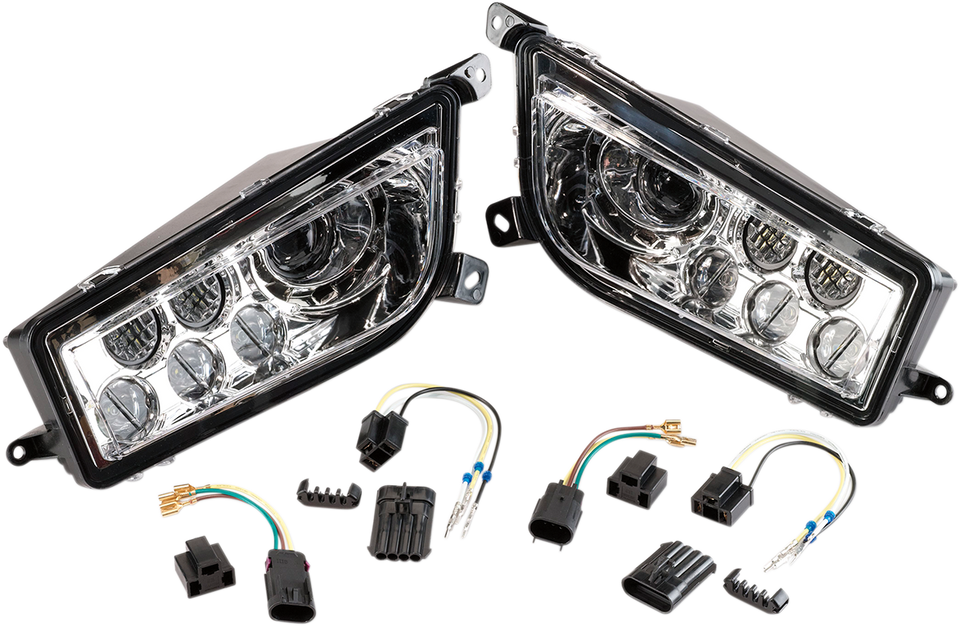 LED Headlight - RZR900/1000 - Clear - Lutzka's Garage